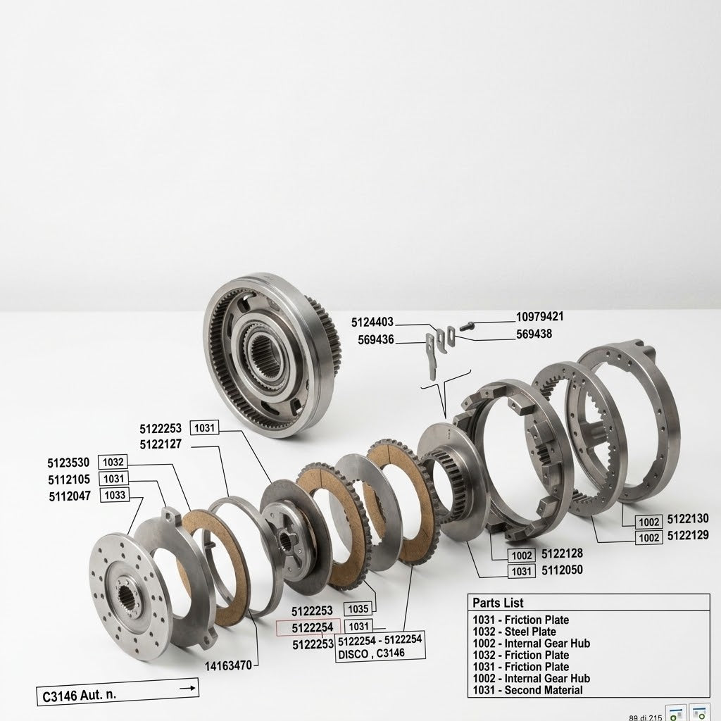 5122254 - Disco Frizione FIAT